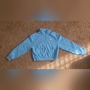 Nike Sky Blue Quarter-Zip Sweatshirt